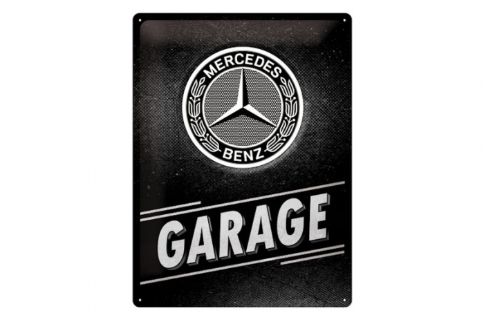 Blechschild "Mercedes Benz Garage" - 40 x 30cm